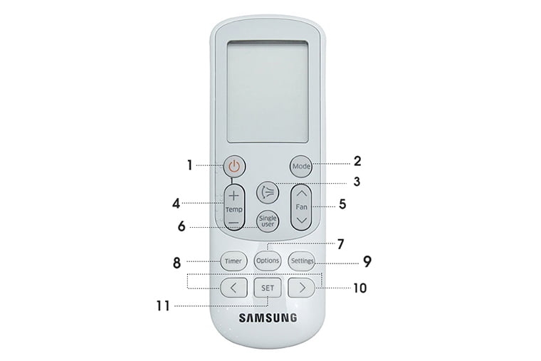 Cach Dieu Khien Remote May Lanh Samsung1