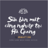 Sua Ban Mat Cong Nghiep Tai Ha Giang
