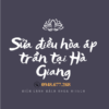 Sua Dieu Hoa Ap Tran Tai Ha Giang