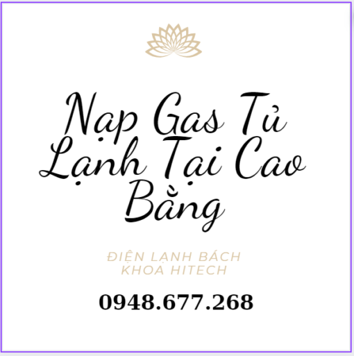 Nap Gas Tu Lanh Tai Cao Bang
