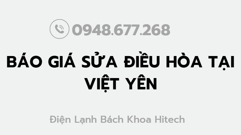 Sua Dieu Hoa Tai Viet Yen 1