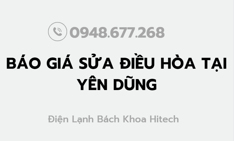 Sua Dieu Hoa Tai Yen Dung