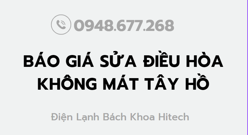 Bao Gia Sua Dieu Hoa Khong Mat Tay Ho 0948677268