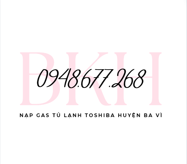 Nap Gas Tu Lanh Toshiba Huyen Thanh Tri